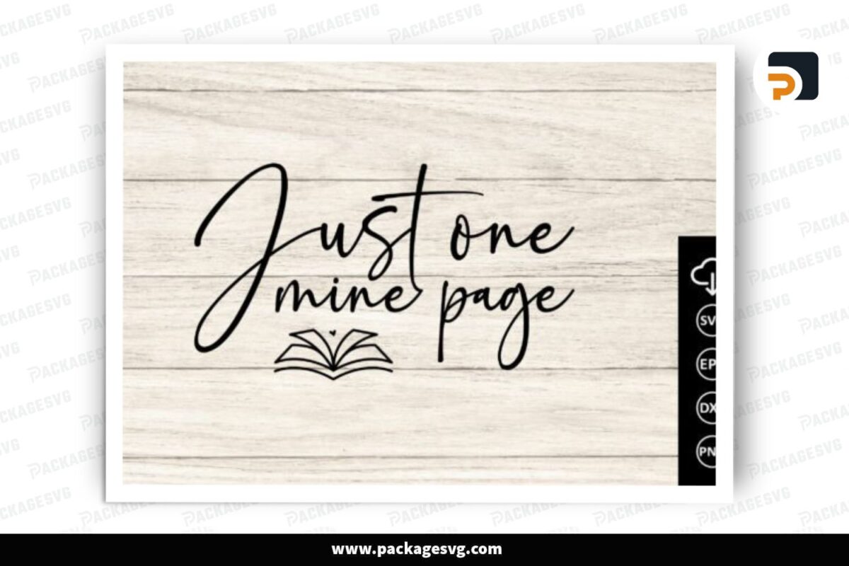 Just One Mine Page, SVG Design Free Download