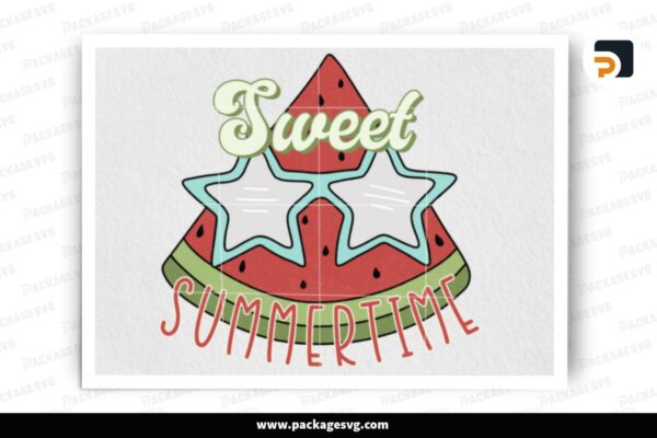 Sweet Summertime, PNG Sublimation Design Free Download