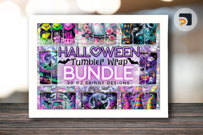 Halloween Bundle Png Tumbler Wrap 20 oz