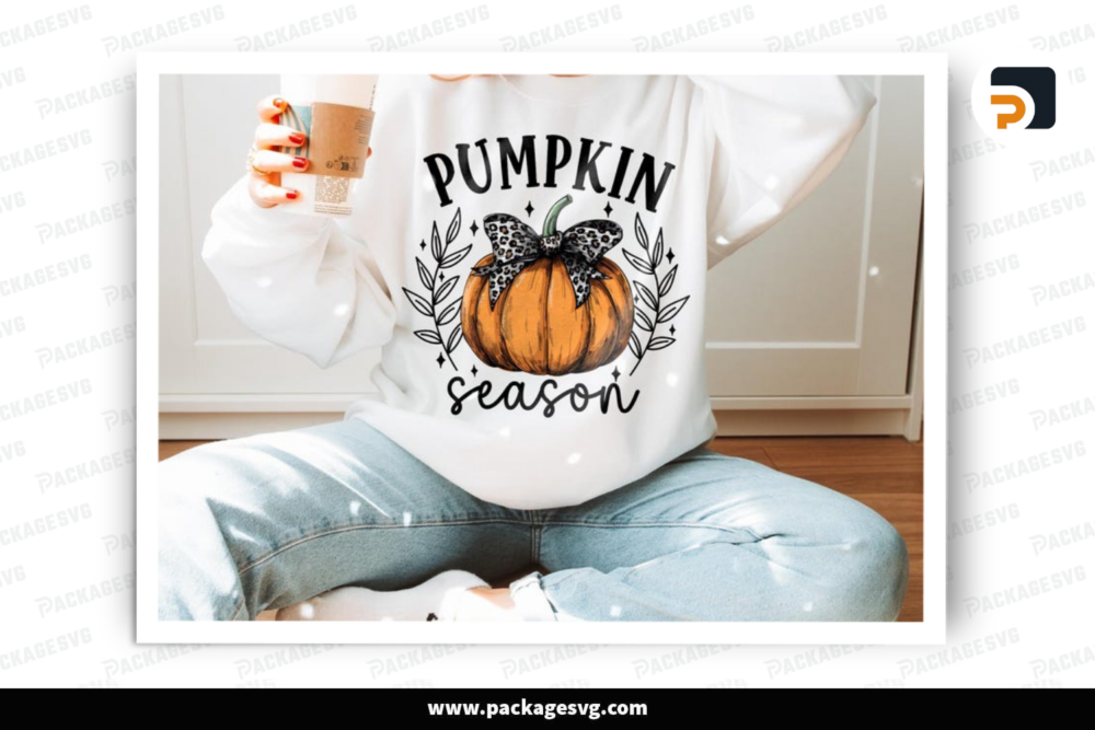 Halloween Pumpkin season png, Sublimation T Shirt design