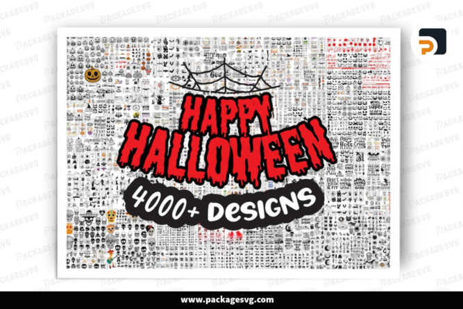 4000+ Designs Halloween SVG PNG Bundle